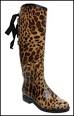 Dolce Gabbana Leopard-print PVC Wellington boots NET-A