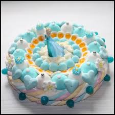 Les petites filles sont toujours aussi folles de la reine des neiges. La Reine Des Neiges En Bonbons Avec Personnage En Sucre En Exclusivite