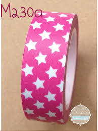 Wt Rosa Estrellitas Washi Papeleria Estrellas