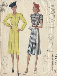 You can choose a light cotton nightgown for summer evenings or a. 1939 Vintage Couture Motif B36 Robe R944 Ebay Patrons De Couture Vintage Robe Des Annees 1930 Mode Annees 40