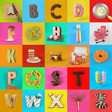 Edible Alphabet: Creative 3D Letters Reimagined As Colorful ...