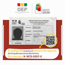 El actual padrón electoral biométrico dejará de ser tal para convertirse en multibiométrico, anunció el vicepresidente del tribunal supremo electoral (tse), antonio. Tse Bolivia Sur Twitter Sabias Que El Codigo Qr Que Aparece En Tu Certificado De Sufragio Muestra El Numero De Tramite De Tu Registro En El Padron Electoral Biometrico Eleccionesbolivia2020 Https T Co Nkfp1yrh0l