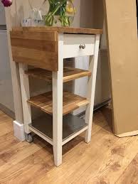 The top part of the kitchen trolley is loose and can be used. Kitchen Ikea Stenstorp Kitchen Trolley