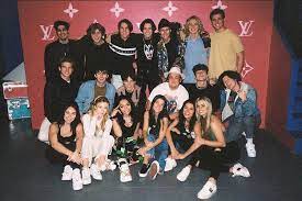 the hype house happy house popular people friend photoshoot