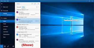 It provides features like focused inbox, caret browsing, @mentions, sends emails as attachments, linked. Turn On Or Off Message Preview Text In Windows 10 Mail App Tutorials
