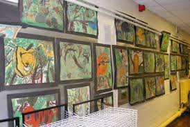 Lady Bay Primary School West Bridgford Year 4 Henri Rousseau Kunst Schule