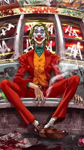 Maybe you would like to learn more about one of these? Hahaha Cartoon Character Drawings Joker Mask Red Red Jacket Red Trousers Hd Mobile Wallpaper Peakpx