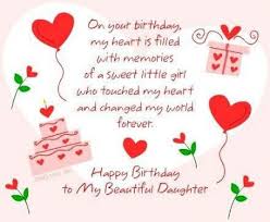 Happy, happy birthday to a daughter who's sweet as pie! Inspirational Happy Birthday Wishes To My Beautiful Daughter Fashion Cluba