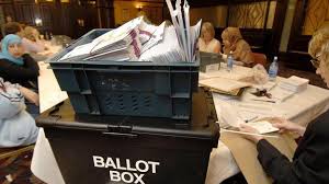 Vote on the first question use the black or blue pen provided to completely fill in the box to the left of your choice. Ghost Voters And The Perils Of Postal Ballots Bbc News