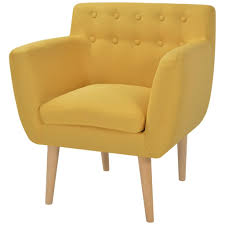 51 cm und ist mit einem durchdachten innenleben ausgestattet. Vidaxl Sessel Gelb Stoff Cocktailsessel Real De