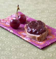 Confiture De Cerises Et Rhubarbe Recettes De Cuisine Odelices Confiture De Cerises Confiture Alimentation