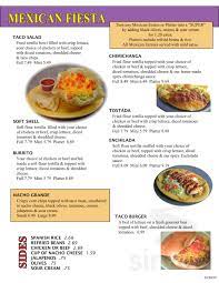 Family Table Menu In Eagle Grove Iowa Usa