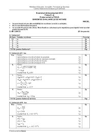 Bac 2012 subiecte fizica bac 2012 vezi modele de subiecte la logica si argumentare elevii din ultimii ani de liceu au acum la dispozitie modele de subiecte pentru bacalaureatul din 2012 examen pe care trebuie sa il sustina peste doua luni. Bac2012 Fizica Model Barem