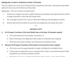 However, being a manger your schedule is often busy and you don't always have time to inform employees in a regular weekly briefing. 3 Key Tips To Writing Killer Briefing Memos For Very Important People By Chris Forster The Steak And Egg Society Medium