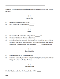 Explain that a contract is a written. Gesellschaftsvertrag Gbr Ausfuhrlich Muster Zum Download