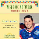 Hispanic Heritage Month 🏈 Tony Romo | Dallas Cowboys, National ...