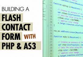 Building A Flash Contact Form With Php And As3