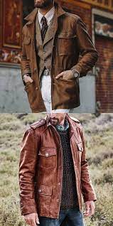 Men Leather Jackets Stylish Mens Outfits Mens Clothing Styles Mens Outfits