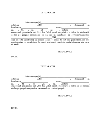 Savesave declaratie pe propria raspundere coasigurat for later. Model Declaratie Coasigurat