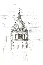 Galata Kulesi Resim Cizim Fikirleri Cizimler
