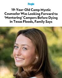 🔗: bit.ly/4eH6tuT A Camp Mystic counselor who died in the Texas floods is  being remembered by her family. 📷️: Linkedin