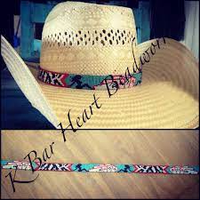 Pin By Kaylin Maree On Beadwork Beaded Hat Bands Beaded Hat Hat Band