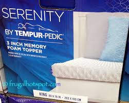 How much is a tempurpedic mattress? Costco Sale Serenity By Tempur Pedic Memory Foam Mattress Topper