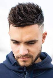 40 Best Spiky Hairstyles For Men Modern Spiky Haircuts Side Turned Thin Texture Mens Hairstyles Short Spiked Hair Mens Haircuts Short