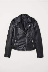 Biker Jacket Black Ladies H M Us Best Leather Jackets Leather Jacket Outfits Biker Jacket