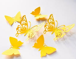 It is for a birthday party! Paper Butterflies Wall Art Butterfly Cutouts For Girl Room Etsy Paper Butterfly Wall Art Paper Butterflies 3d Paper Butterfly