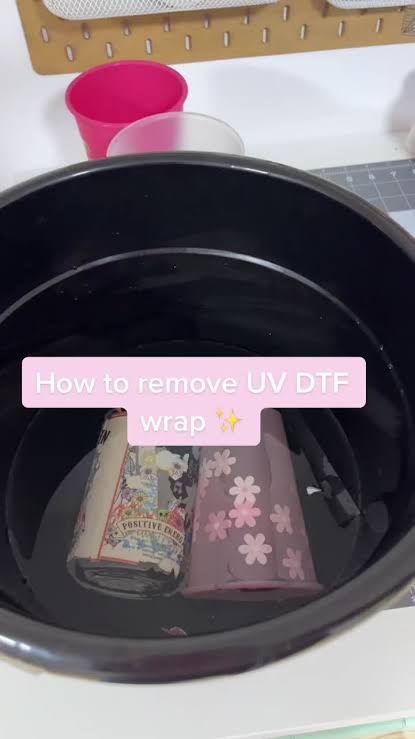 How to Easily Remove UV DTF Wraps from Cups