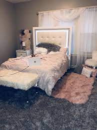 Pink Fluffy Faux Madie U Small Room Bedroom Room Inspiration Bedroom Bedroom Decor