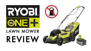 The ryobi cordless lawn mower is overall a pretty great pick if you are after a reliable battery mower you can use to mow your garden without it struggling on thick lawn patches or running out of charge halfway through due to its battery. Ryobi 18v Cordless Lawn Mower Review Youtube