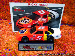Back in the early '80s, nascar was very popular down in the southern states. Nascar Racing Champions Blog Ricky Rudd 5 Tide Chevrolet