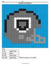 Afc Multiplication And Division Coloring Squared Football Coloring Pages Football Quilt Melty Bead Patterns