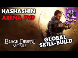Hashashin Global No 11th Skill Gameplay Skillbuild Black Desert Mobile Global Youtube