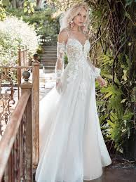 Modern Bishop Sleeve Wedding Dress Princess Wedding Dress By Maggie Sottero In 2020 Maggie Sottero Wedding Dresses Sottero Wedding Dress Wedding Dresses