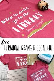 Download Harry Potter Svg Free Hermione Granger Quote File Swoodson Says