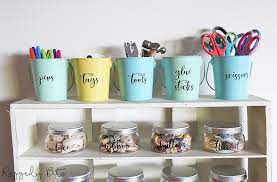 Craft room storage bin labels craft room from pinterest.com. Farmhouse Craft Room Labels Set Of 25 Raggedy Bits