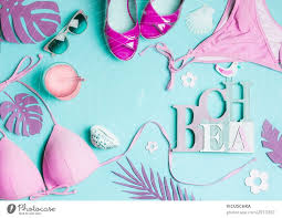 Check spelling or type a new query. Pink Beach Accessories On Blue Background A Royalty Free Stock Photo From Photocase