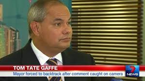 Mayor Tom Tate’s slip up