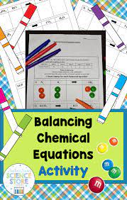 The formulas that make up the worksheet will make your calculations much easier. Balancing Chemical Equations Activity Chemical Equation Physical Science High School Equations