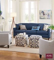 Beautiful In Blue Our Custom Rockford Sofa Has Sleek Style That Can Be Paired With Oth Living Room Chairs Accent Chairs For Living Room Beautiful Living Rooms
