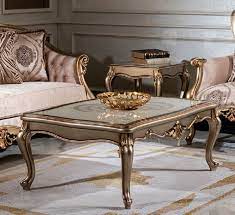 For instance, try a lucite coffee table rather than a traditional wood design that takes up more visual space. Casa Padrino Luxury Baroque Coffee Table White Silver Gold Handcrafted Solid Wood Living Room Table Living Room Furniture In Baroque Style