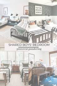 It is even more difficult than decorating the master bedroom, since boys are not like girls, some boys do not really care about how their room should look like, while some want to decorate the room the way they like. Pinterest Pondering A Shared Boys Bedroom That Millennial Momma