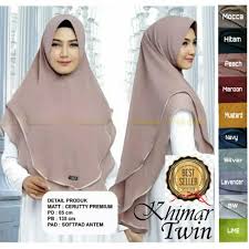 Harga Khimar Syari Terbaik Hijab Fashion Muslim Januari 2021 Shopee Indonesia