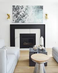 Black And White Fireplace Wall Pin By Katharine Bussells On My Humble Abode Black Fireplace Wall White Fireplace Turquoise Living Room Decor