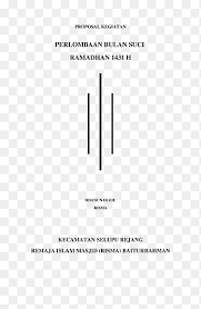 Contoh proposal kegiatan ramadhan contoh proposal. Document Line Angle Music Marhaban Ya Ramadan Angle White Png Pngegg
