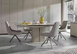 Avorio Swivel Extending Dining Table
