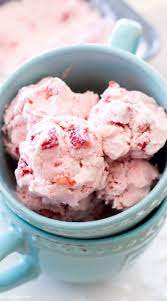 This Homemade Strawberry Ice Cream Is Creamy Dreamy And Made With Fresh Strawberr Homemade Strawberry Ice Cream Homade Ice Cream Recipes Strawberry Ice Cream